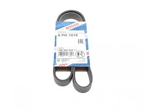 BOSCH 1 987 947 816 Ремінь генератора Fiat Ducato 2.5D/TD 94- (6PK1015)