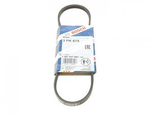 BOSCH 1 987 947 883 Ремінь генератора Ford Escort/Fiesta 1.8D/Kia Cerato 2.0 90- (3PK675)
