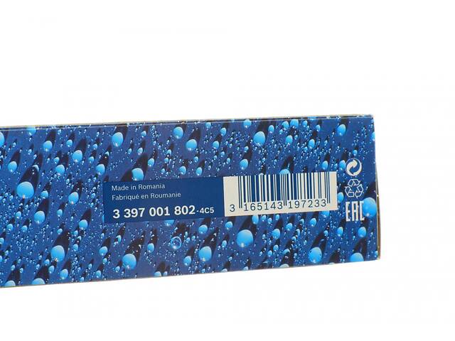 BOSCH 3 397 001 802 Щітки склоочисника (600/530mm) VW Amarok 11-/T5 03-15 - Фото 13