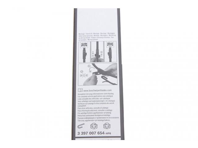 BOSCH 3 397 007 654 Щітки склоочисника (600/475mm) Jaguar S-Type/XJ 99-09 - Фото 9