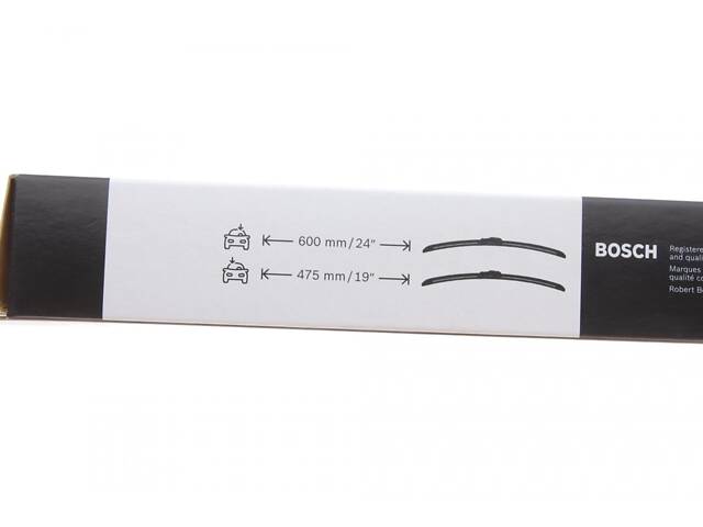 BOSCH 3 397 007 654 Щітки склоочисника (600/475mm) Jaguar S-Type/XJ 99-09 - Фото 11