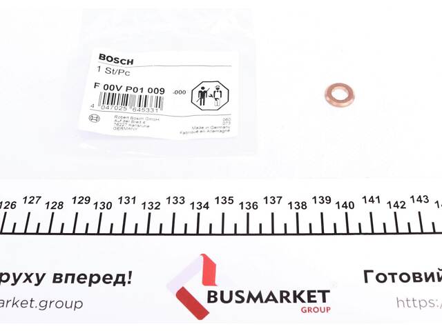 BOSCH F 00V P01 009 Шайба під форсунку VW Touareg 3.0 V6/4.2 V8 TDI/Audi A4/A6/A7 3.0TDI 08-