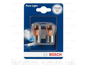 BOSCH PY21W 12V21W Автолампа 2шт.(блистер упаковка N15)