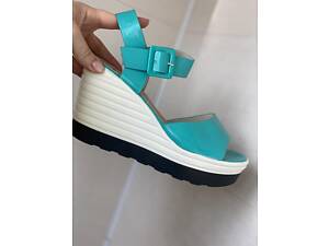 Сандалии женские бирюзовые Размер 40(39)-25-25.5 см