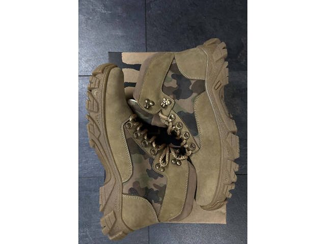 Чоботи койот військові тактичні демісезон осінь світлі якісні - Фото 4