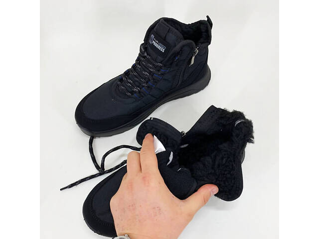 Черевики чоловічі 42р 27см, Кросівки для зимових прогулянок, Прості чоловічі кросівки, Зручні кросівки - Фото 2