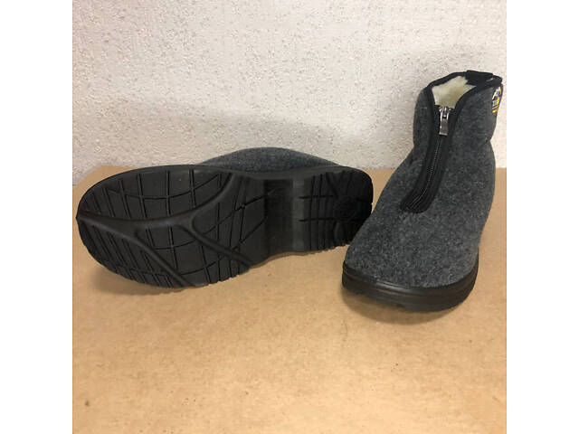 Черевики чоловічі утеплені на застібці 45 розмір 30см, чоловічі робочі черевики - Фото 10