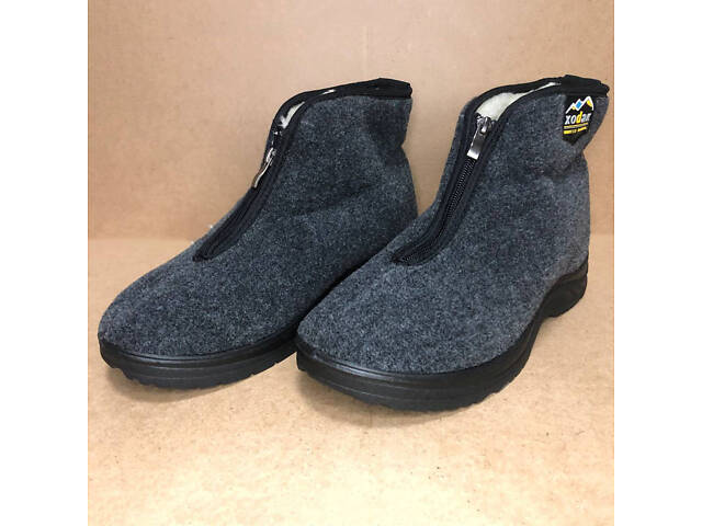 Черевики чоловічі утеплені на застібці 45 розмір 30см, чоловічі робочі черевики - Фото 7