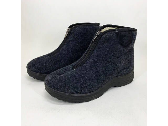 Черевики чоловічі утеплені на застібці 45 розмір 30см, чоловічі робочі черевики - Фото 1