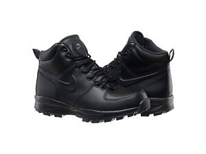 Чоботи Nike Manoa Leather 45.5 Чорні (454350-003)
