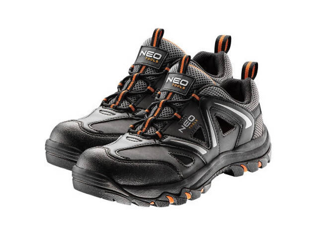Чоботи робочі Neo Tools кросівки дихаючі, підошва EVA, клас захисту OB, SRA, р.43 (82-724) - Фото 1