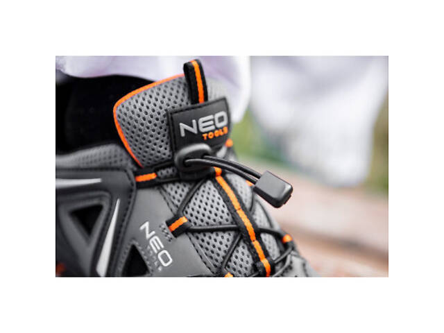 Чоботи робочі Neo Tools кросівки дихаючі, підошва EVA, клас захисту OB, SRA, р.43 (82-724) - Фото 2