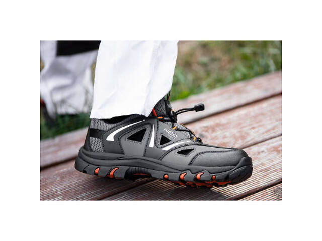 Чоботи робочі Neo Tools кросівки дихаючі, підошва EVA, клас захисту OB, SRA, р.43 (82-724) - Фото 7