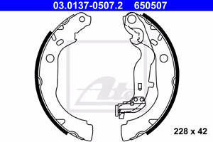 brake shoe set