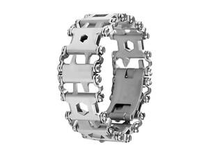 Браслет мужской RESTEQ металлический мультитул Tread Metric-Stainless серебристый
