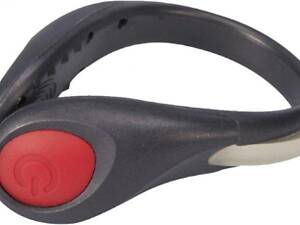 Браслет-підсвітка для бігу LED SAFETY SHOES LIGHTS Чорний, Червоний 80 г (LS3407)