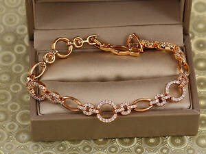 Браслет Xuping Jewelry Стиковка кіл 19 см золотистий love-shopping