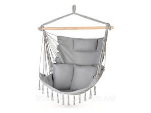 Бразильське крісло - гамак Outtec Boho XXL сірий, Оригінал!!, Оригінал!!