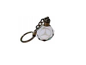 Брелок автомобільний на ключі Mercedes GF авто брелок з логотипом Mercedes з підсвіткою (2323446)