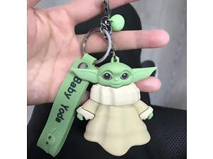 Брелок Бейби Йода RESTEQ, Брелок на ключи Baby Yoda, Аксессуар для ключей Малыш Йода, Брелок Grogu, Брелок Грога