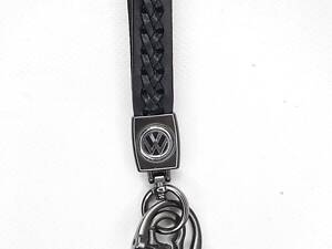 Брелок до ключів плетений з карабіном Volkswagen