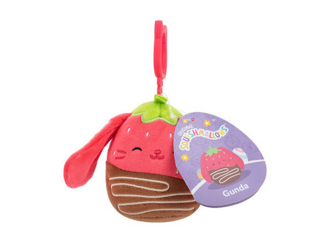 Брелок Squishmallows на кліпсі - Кролик Гунда 9 см (SQCP00464) - Фото 7