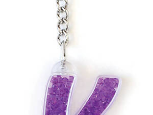 Брелок YES К 554261 3.5х11.5 см бузковий