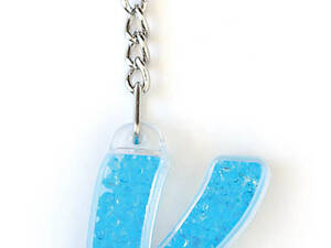 Брелок YES К 554265 3.5х11.5 см блакитний