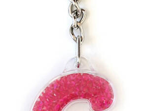 Брелок YES З 554277 3.5х11.5 см червоний