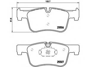 Brembo P 06 070. Тормозные колодки