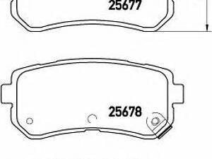 Brembo P 30 068. Гальмівні колодки