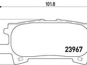 Brembo P 83 068. Гальмівні колодки