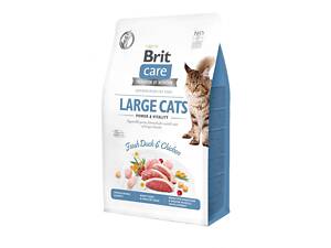 Brit Корм для кошек крупных пород Brit Care Large Cats Power & Vitality 0,4 кг, с курицей и уткой