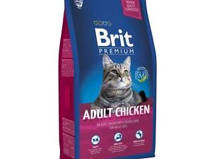 Brit Premium Cat Adult Chicken (Брит Премиум Кет Эдалт Курица) сухой корм для взрослых котов