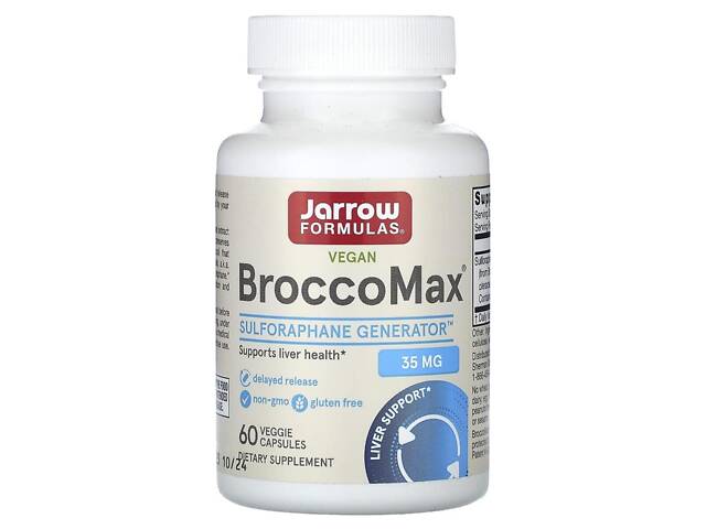 Брокколи экстракт, BroccoMax, Jarrow Formulas, активированный мирозиназой, 60 растительных капсул с Брокколи экстракт, BroccoMax, Jarrow Formulas, активированный мирозиназой, 60 растительных капсул с