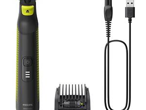 Бритва электрическая Philips OneBlade Pro, Li-Ion, сух.+волог., индикатор заряда, черный (QP6506/15)