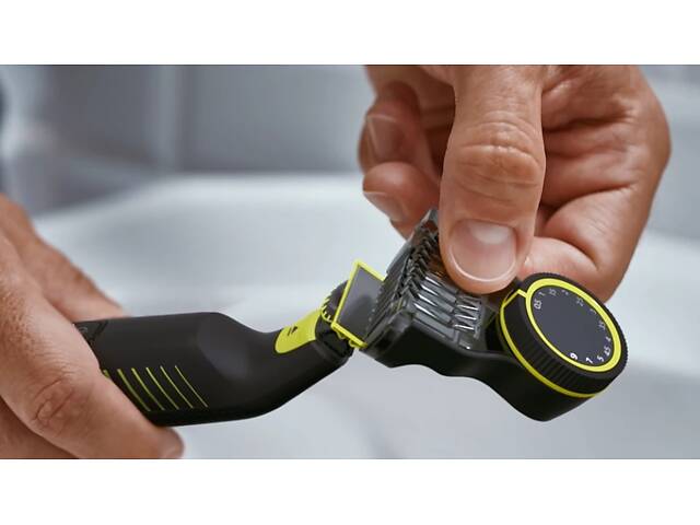 Бритва электрическая Philips OneBlade Pro, Li-Ion, сух.+волог., индикатор заряда, черный (QP6506/15) - Фото 8