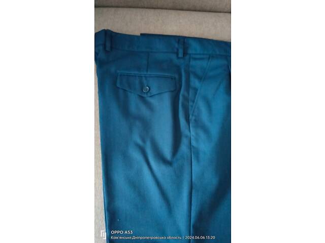 Брюки из полушерстяной ткани - Фото 4