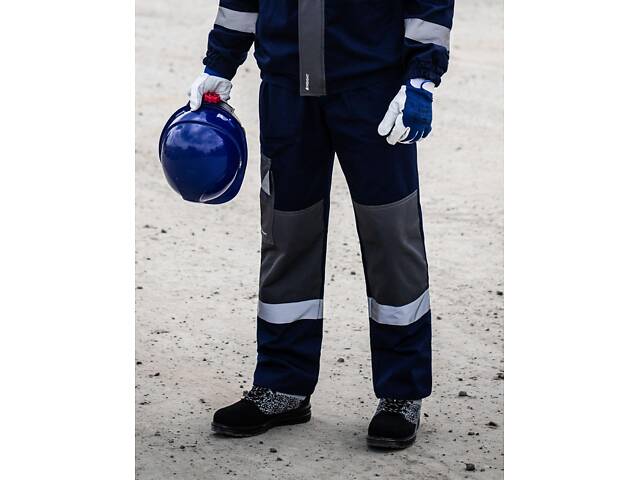 Брюки антистатические INSIGHT ANTISTAT темно-синие/cерые, L H4 - Фото 3