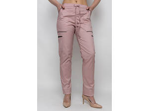 Брюки жіночі Емелі стрейч попеляста троянда розмір 46 - Спецодяг для кухарів та медиків