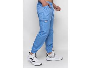 Брюки чоловічі Манхетен котон блакитний розмір 60 - Спецодяг для кухарів та медиків