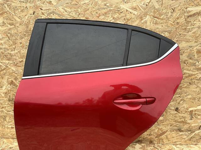 Бу Дверь задняя левая голая Mazda 3 BM BN 2012 - 2018 red (Вживана задня ліва дверь) - Фото 1