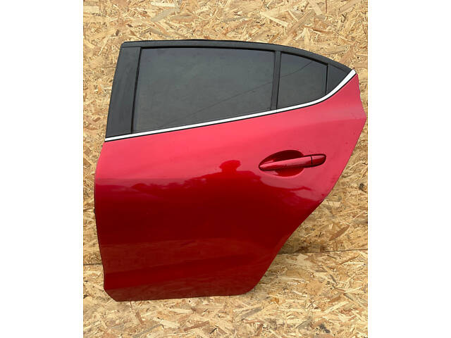 Бу Дверь задняя левая голая Mazda 3 BM BN 2012 - 2018 red (Вживана задня ліва дверь) - Фото 2