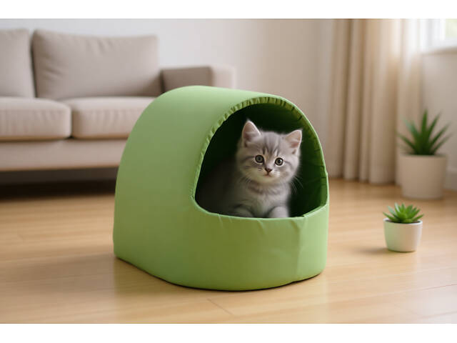 Будка для котов и собак Эконом №1 360х320х320 - Фото 1