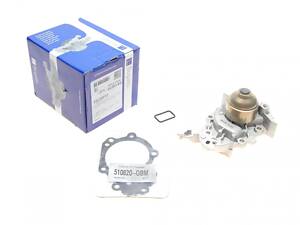 BUGATTI PA10010 Водяной насос Renault Kangoo 1.2 16V 01-, 55kw, D4F/Nissan Kubistar 1.2 16V 06-