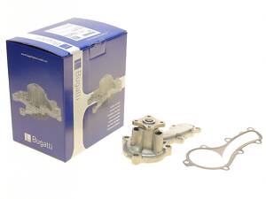 BUGATTI PA10055 Помпа води Nissan Almera 1.5/1.6/1.8 00-/Primera 1.6/1.8 99-08 (R/B) (6 лоп)