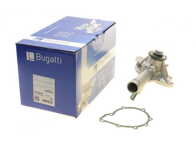 BUGATTI PA6808 Помпа води MB C-class (W202)/E-class (W124/W210) 1.8-2.2 92-00 (M111)/Ssangyong Kyron 2.3 10- - Фото 1