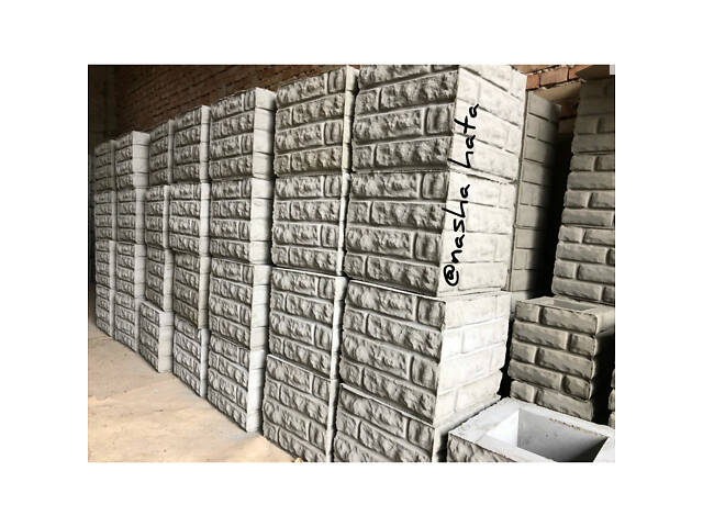 Бетонні та мраморні дашки на паркан,ковпак на стовб,парапети - Фото 4