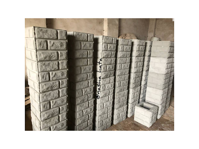 Бетонні та мраморні дашки на паркан,ковпак на стовб,парапети - Фото 6