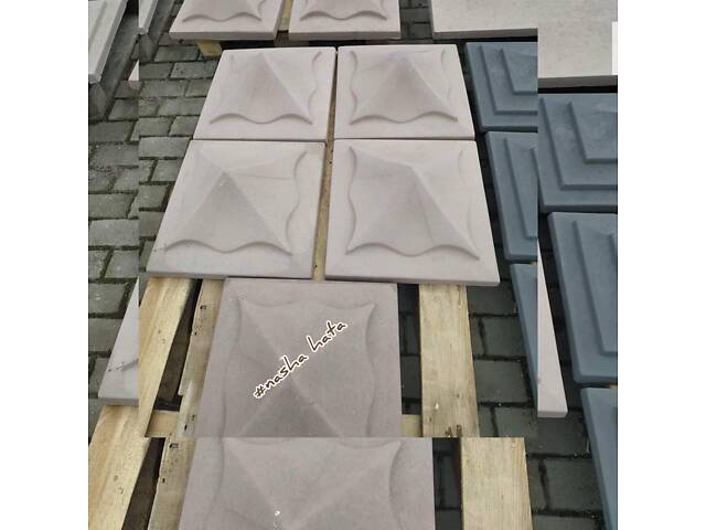 Бетонні та мраморні дашки на паркан,ковпак на стовб,парапети - Фото 10